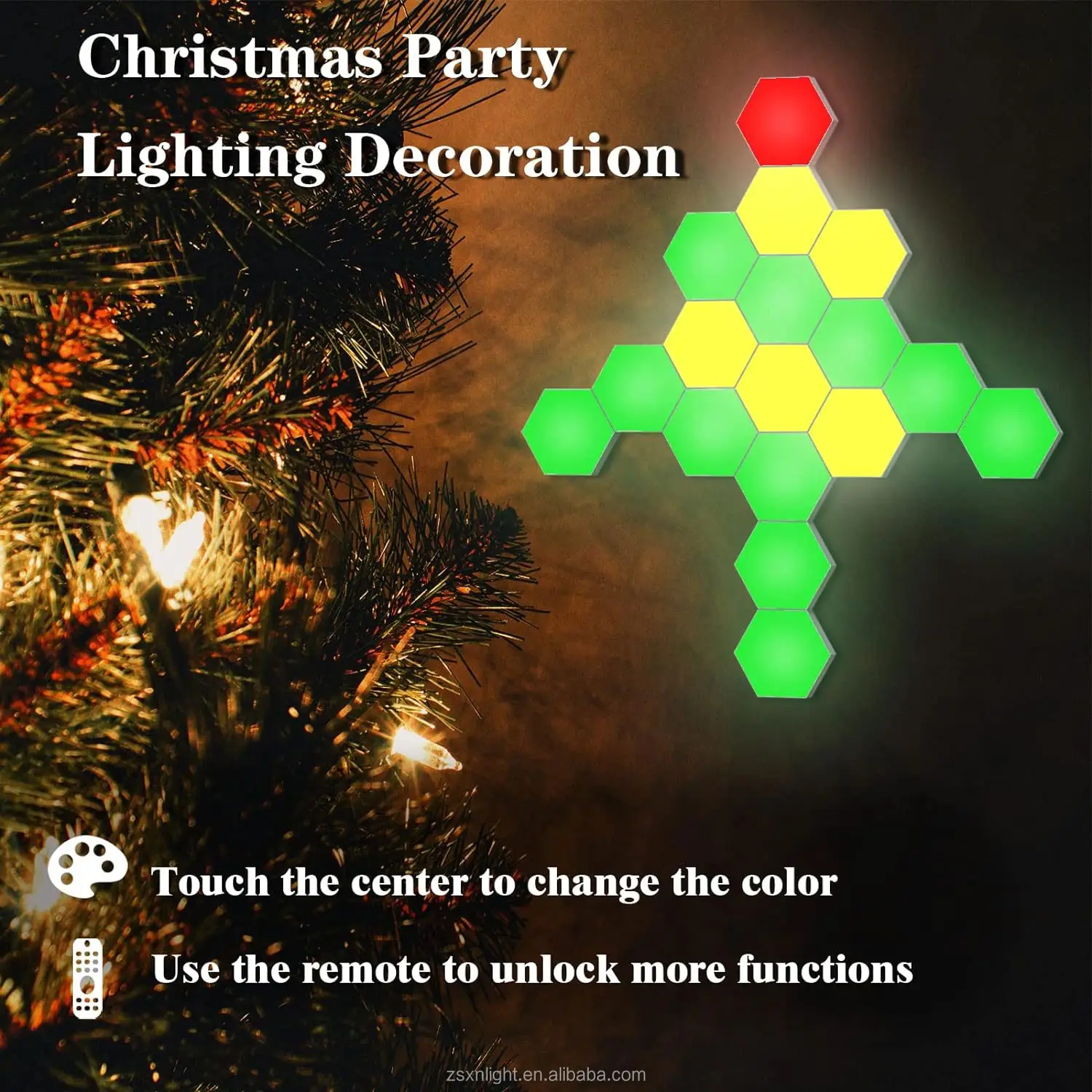 Hexagonal Honeycomb RGB Light - Image 5