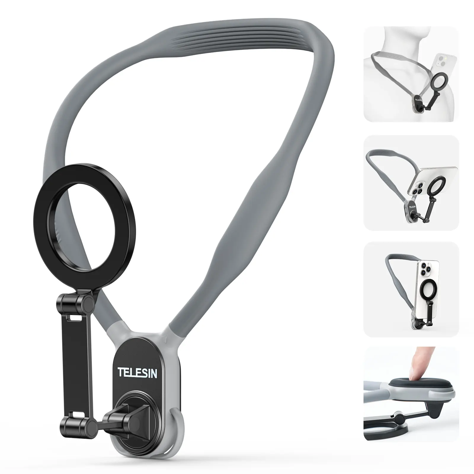 Telesin Magnetic Neck Phone Holder - Image 2