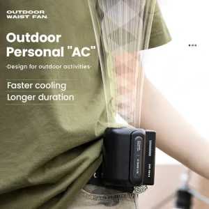 Portable Strong Wind Waist Fan